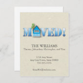 お知らせ(青) 案内ポストカード (正面/裏面)