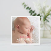 お知らモダンせ-ピンク 案内状 (スタンド正面)