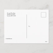 お知ら結婚せの写真休日はがき シーズンポストカード (裏面)