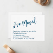 お知カジュアルらせの手書き入力 ノートカード (正面/裏面インサイチュ)