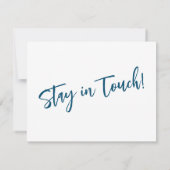 お知カジュアルらせの手書き入力 ノートカード (裏面)