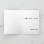 お礼おもしろいのカード サンキューカード (内部)