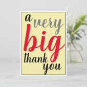 お礼のお礼のお礼のアクセブクリーム サンキューカード (スタンド正面)