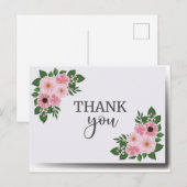 お礼のカード ポストカード (正面/裏面)