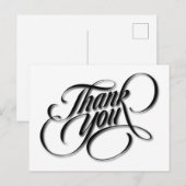 お礼のカード ポストカード (正面/裏面)