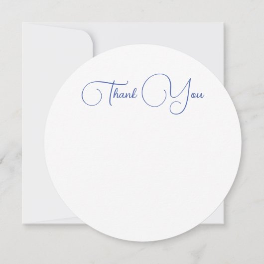 お礼のカーパーソナライズされたド サンキューカード (裏面)