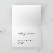 お礼のビジネスカード サンキューカード (内部)