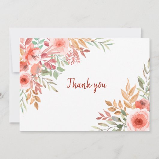 お礼のフローラ サンキューカード (正面)