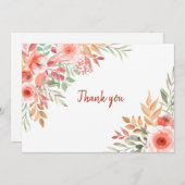 お礼のフローラ サンキューカード (正面/裏面)