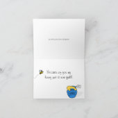 お礼のフン サンキューカード (内部)