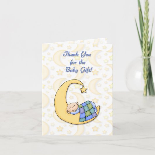 お礼のベビーギフトカード サンキューカード (正面)