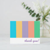 お礼のメモ – 両面 ポストカード (スタンド正面)