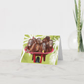 お礼の山感謝してい。  カード (正面)