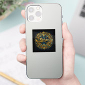お礼の気持ちを込めて | おしゃれな感謝のデザイン シール (スマートフォン)
