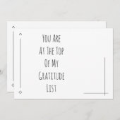 お礼の申し分が一番だ (正面/裏面)