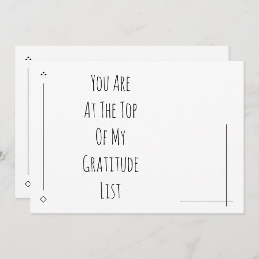 お礼の申し分が一番だ (正面/裏面)