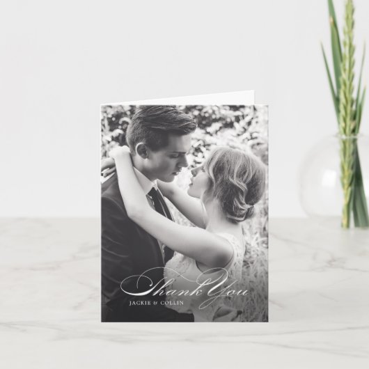 お礼の結婚カード サンキューカード (正面)