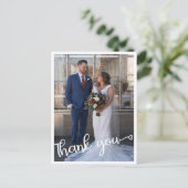 お礼の結婚カード ポストカード (スタンド正面)