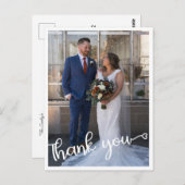 お礼の結婚カード ポストカード (正面/裏面)