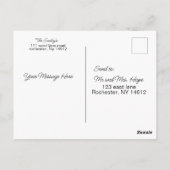 お礼の結婚カード ポストカード (裏面)