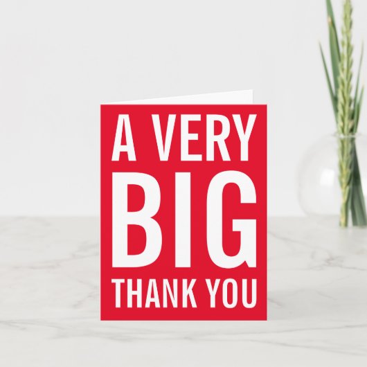 お礼の赤いカード カード (正面)