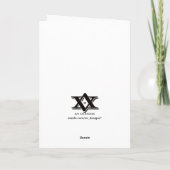 お礼の退役軍人 カード (裏面)