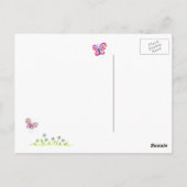 お礼はがき付き/花 – お戻り ポストカード (裏面)