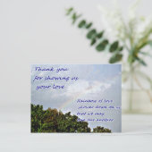 お礼はがき(_H) ポストカード (スタンド正面)