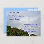 お礼はがき(_H) ポストカード (正面/裏面)