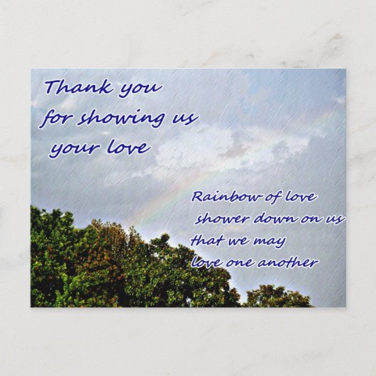 お礼はがき(_H) ポストカード (正面)