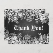 お礼は黒ビクトリアン色 ポストカード (正面/裏面)