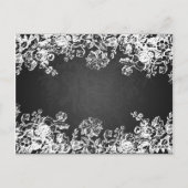 お礼は黒ビクトリアン色 ポストカード (裏面)