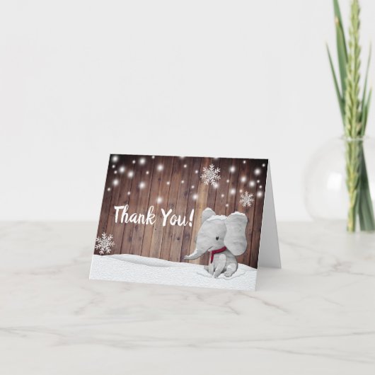 お礼を申し上げます素朴。 サンキューカード (正面)