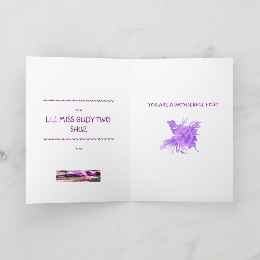 お礼を申し上げます サンキューカード (内部)