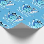 お礼を申し上げます/ナース ラッピングペーパー (角)