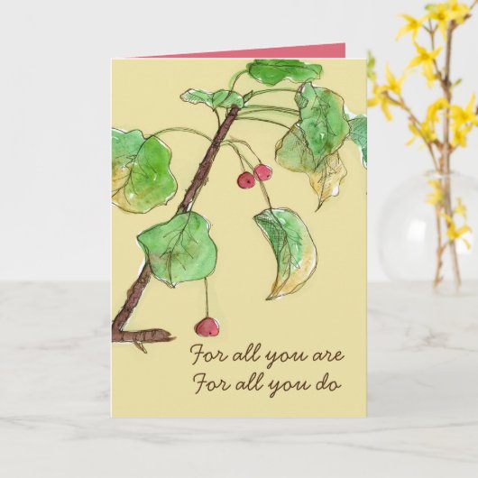 お礼を申し上げるのは万端だ カード (黄色い花)