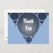 お礼を申し上モダンげる ポストカード (正面/裏面)