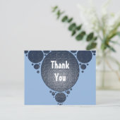 お礼を申し上モダンげる ポストカード (スタンド正面)