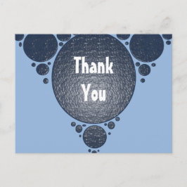 お礼を申し上モダンげる ポストカード