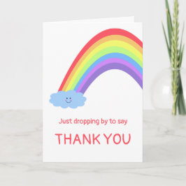 お礼を言うために立ち寄る。カスタマイズ カード
