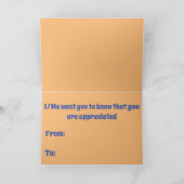 お礼を言う サンキューカード (内部)