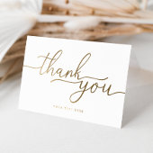 お礼を言う 箔カード