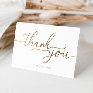 お礼を言う 箔カード