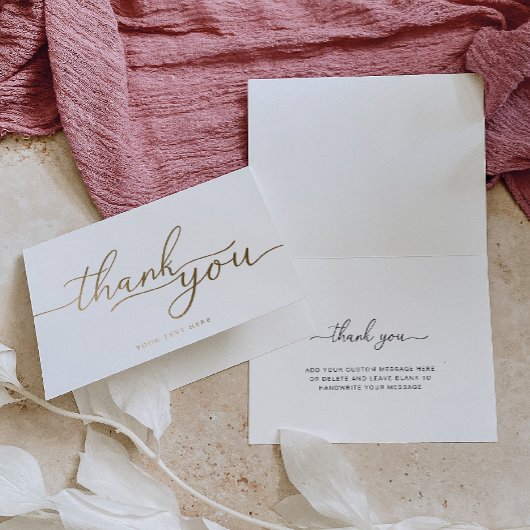 お礼を言う 箔カード