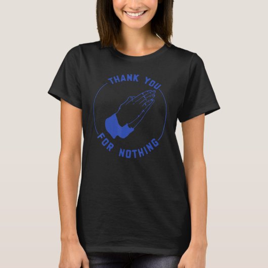 お礼を言う Tシャツ (正面)