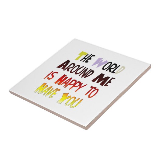 お礼を言って私の世界に タイル (側面)