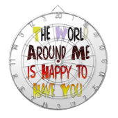 お礼を言って私の世界に ダーツボード (正面)