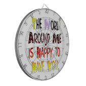 お礼を言って私の世界に ダーツボード (正面左)