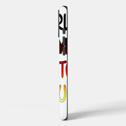 お礼を言って私の世界に Case-Mate iPhoneケース (裏面 / 左)