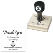 お礼カスタムの航海の結婚ラバースタンプ ラバースタンプ (押印)